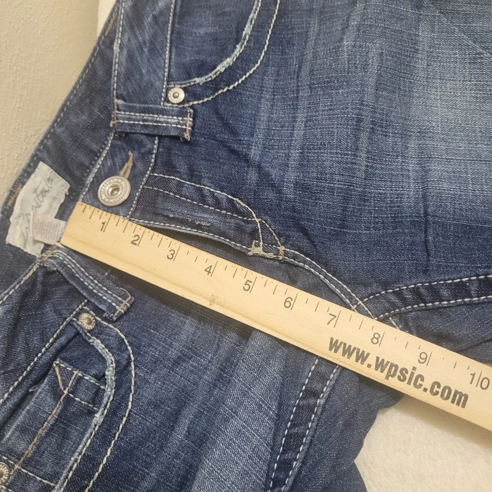 Aeropostale Capri Jeans Size 7/8 Medium‎ Wash Denim Casual